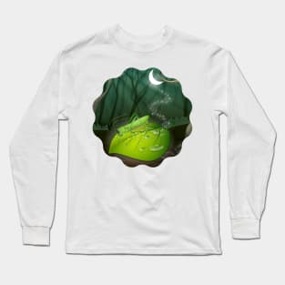 Grasshopper Under The Moon Long Sleeve T-Shirt